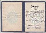 Bnk div Diploma universitara geografie - 1958