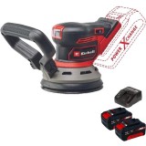 Einhell TP-RS 18/32 Li BL PXC + Twinpack + 4514095 - Slefuitor cu excentric 125 mm + Set 2 acumulatori si incarcator Li-Ion 18 V 4 Ah