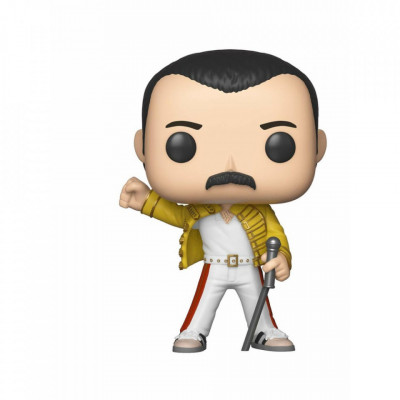 Figurina Funko Pop! Rocks: Queen - Freddie Mercury Wembley 1986, 9 cm foto