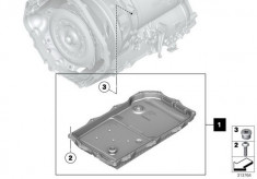 Kit Baie Ulei+Filtru Cutie De Viteze Automata Bmw 1 (F20), 1 (F21), 2 (F22, F87), 2 (F23), 2 (F45), 2 Gran Tourer (F46), 3 (F30, F80), 3 (F31), 3 Gran foto