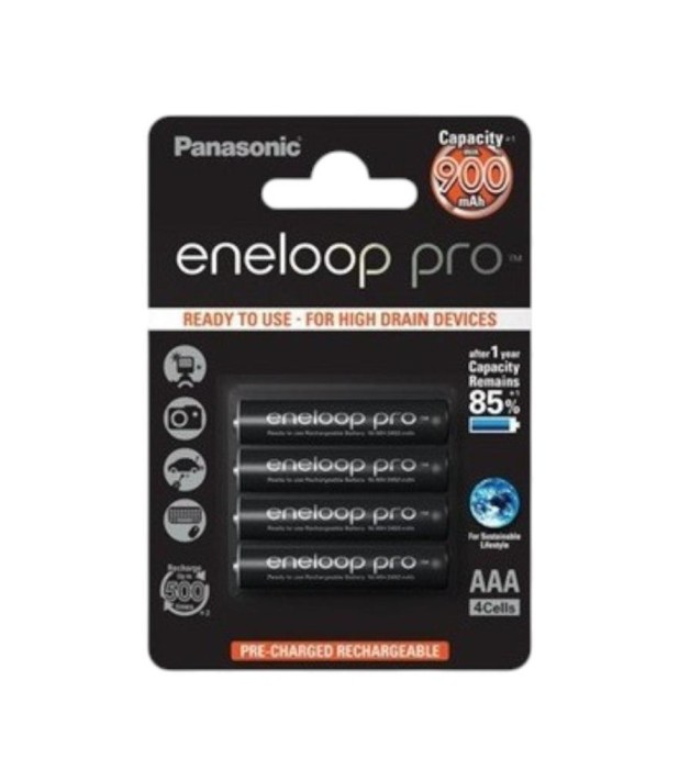 Acumulator Panasonic eneloop PRO AAA 900mAh 1.2V NiMH 4buc