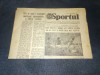 ZIARUL SPORTUL 24 SEPTEMBRIE 1981 ROMANIA UNAGARIA