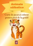 Animale salbatice. Carte de jucat si colorat pentru picii de la gradi! &ndash; Delia Tautan
