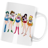 Cana alba personalizata &quot;Sailor Moon Desene Animate Bebe&quot;, INOVATIX&reg;. 330ml, Oem
