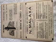 Reclama veche ,societatea Nicolae Malaxa ,Cazane Candelli,Sulzer Feres SA,Cherestea