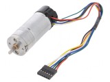 Motor DC cu Codificator, Transmisie 12V 9.7:1 Metal 25x63mm HP