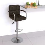 Cumpara ieftin Scaun de bar, maro, piele ecologică