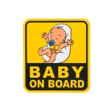 Autocolant auto Baby On Board 18x20cm