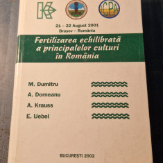 Fertilizarea echilibrata a principalelor culturi in Romania M. Dumitru