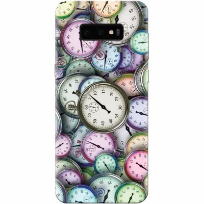 Husa silicon personalizata pentru Samsung Galaxy S10 Lite, Clocks foto