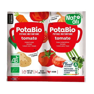 Supa instant cu rosii si legume, bio, 2x 8.5g, Nat-ali foto