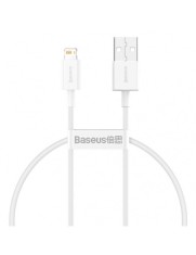 CABLU alimentare si date Baseus Superior, Fast Charging Data Cable pt. smartphone, USB la Lightning Iphone 2.4A, 0.25m, alb &amp;quot;CALYS-02&amp;quot; (timbru verde 0 foto