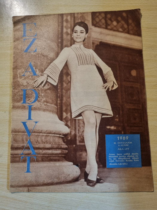 revista de moda - din anul 1969- in limba maghiara