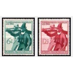 Deutsches Reich 1944 - Countryside Hunting in Innsbruck serie ne