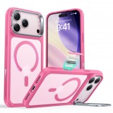 Husa MagSafe pentru Apple iPhone 17 Pro, ESR, Classic Hybrid Kickstand, Roz