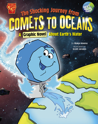 The Shocking Journey from Comets to Oceans: A Graphic Novel about Earth&amp;#039;s Water foto