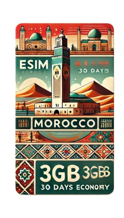 eSIM Morocco 3GB 30Days