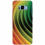 Husa silicon pentru Samsung S8 Plus, 3D Multicolor Abstract Lines