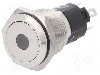 Intrerupator anti-vandalism, ON-ON, &Oslash;16mm, EAO, 82-4151.2224