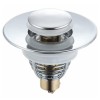 Dop Chiuveta Universal Inox 62mm Argintiu Dactylion Click Deschidere
