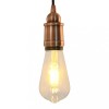 VidaXL Suporturi de lampă 2 buc Roșu Bronz E27 4106539