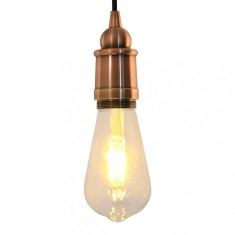 vidaXL Suporturi de lampă 2 buc Roșu Bronz E27
