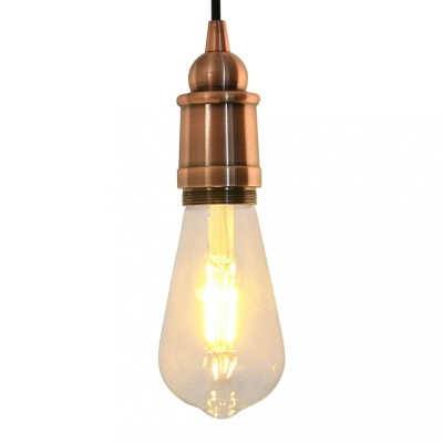 vidaXL Suporturi de lampă 2 buc Roșu Bronz E27 4106539 foto