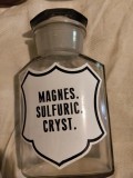 Sticla farmacia mare an 1900