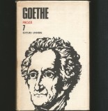 Cumpara ieftin GOETHE - PROZĂ - VOL. 7