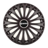 Cumpara ieftin Set 4 Capace Roti Autohelix MSA&reg;, potrivite jantelor de R14, pentru Daewoo, model dino Negru