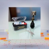 Injecta Flite Nano Elite Polish Brass + FK Irons Gorilla Click Ergo Grip 38 mm (Artist Reseller)