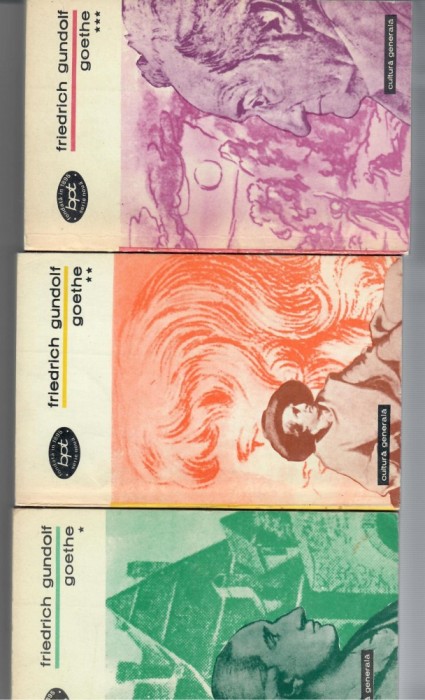 Goethe, 3 vol, Friedrich Gundolf