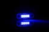 Lampa gabarit ovala cu LED FT-073N Fristom Albastra bull-bar