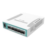 Cumpara ieftin Smart Switch, 5 x SFP, 1 x Combo port SFP/Gigabit - Mikrotik CRS106-1C-5S