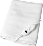 Cumpara ieftin RESIGILAT - Patura cu incalzire electrica ECG ED 8036, 150X80 cm, 60W, 3 niveluri de temperatura, alb