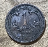 MNDSTR AUT3 Austroungharia 1 heller 1901