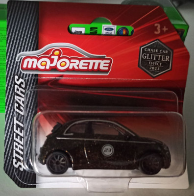 Macheta Fiat 500 Icon (Glitter 2023) - Majorette Chase 2023 foto