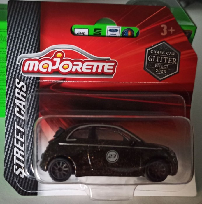 Macheta Fiat 500 Icon (Glitter 2023) - Majorette Chase 2023