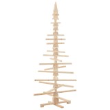 Cumpara ieftin Brad de Craciun din lemn decorativ, 180 cm, lemn de pin masiv