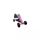 Cumpara ieftin Kart cu pedale Gokart, 4-10 ani, roti gonflabile, G5 R-Sport - Rosu