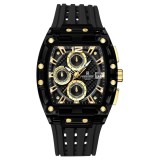 Ceas Barbati Naviforce 7105 Negru-Auriu , Design Military, Functii Multiple, Rezistent la socuri, Rezistent la Apa 3ATM