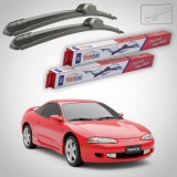 Cumpara ieftin Ștergătoare Mitsubishi Eclipse II (D31A, D32A) 1995-1999 | Set Față Flat &ndash; TeamCar&reg;