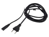 Cablu de alimentare 1,8m negru 2x0,5mm2