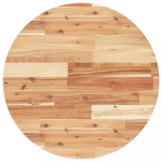 Blat de masa rotund, &amp;Oslash;60x2 cm, lemn masiv de acacia foto
