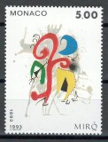 Monaco 1993 Mi 2152 MNH - 100 de ani de la nașterea lui Joan Mir&oacute;