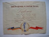 Diploma Consiliul National al Femeilor din RPR 1960/1961