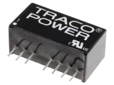 Convertor DC/DC 3W TRACO POWER 18-36VDC la 5VDC și -5VDC SIP8 foto