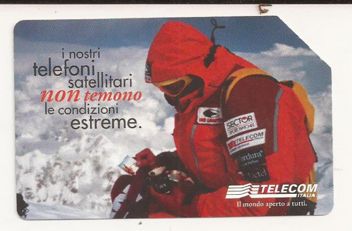 CT1-Cartela Telefonica -Telecom Italia -10000 Lire-Hans Kammerlander