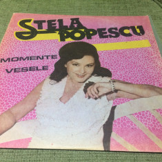 stela popescu momente vesele disc vinyl lp muzica monolog dialog EXE 03355 VG+