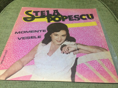 stela popescu momente vesele disc vinyl lp muzica monolog dialog comedie soundtrack EXE 03355 VG+ foto